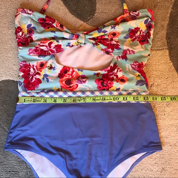 Design Lab One Piece Swimsuit, GUC, L - Picture 4 of 13